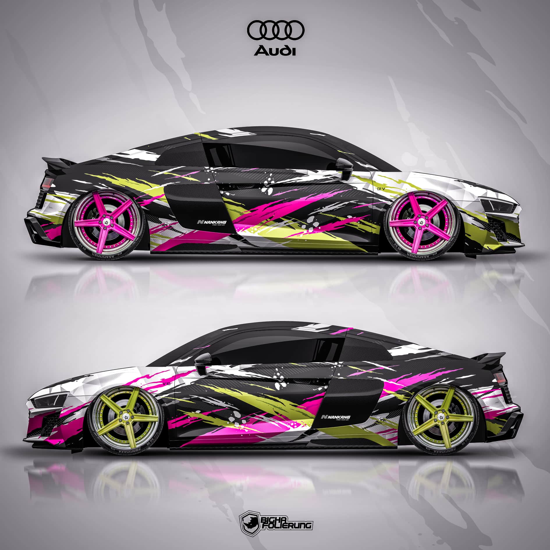 Audi R8 Design Folierung